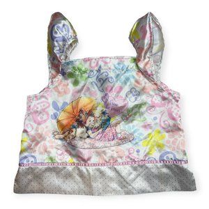 Fancy Nancy Satin Top Size 7/8